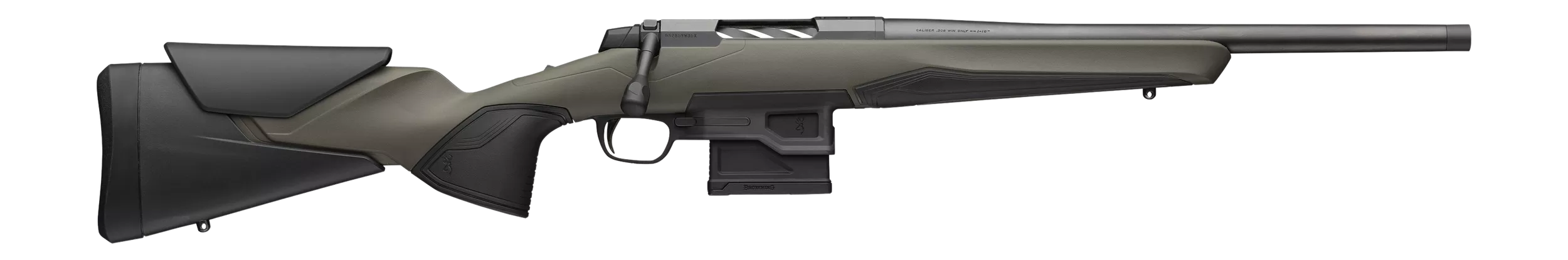 Browning 0361092006 X-Bolt 2 All Purpose 22 Creedmoor 6+1 16.50" Matte Blued Threaded Barrel, Steel Drilled & Tapped Receiver, OD Green w/Black Overmold Adj Vari-Tech Synthetic Stock, Right Hand