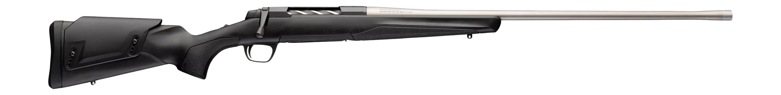 Browning 036118229 X-Bolt 2 Western Hunter Special Full Size 300 Win Mag 3+1 26" Matte Stainless Threaded Barrel, Matte Stainless Steel Drilled & Tapped Receiver, Black Adj Comb Synthetic, Stock Right