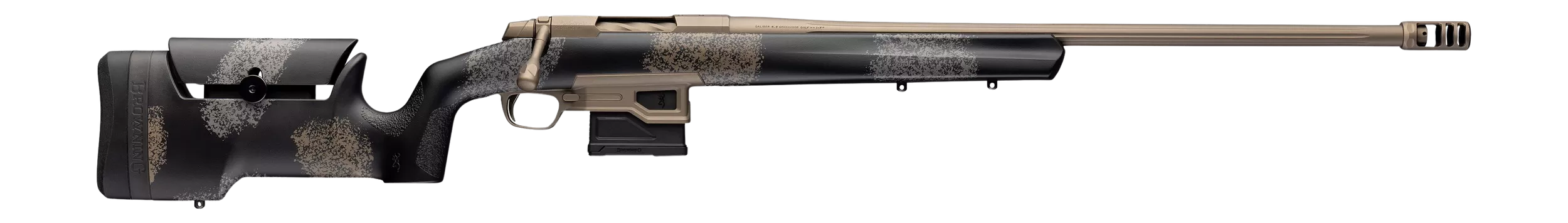 Browning 036144288 X-Bolt 2 Hells Canyon Max LR HD Full Size 28 Nosler 5+1 26" Smoked Bronze Cerakote Fluted Threaded Barrel, Smoked Bronze Cerakote Steel Drilled & Tapped Receiver, Bronze/Gray Camo A