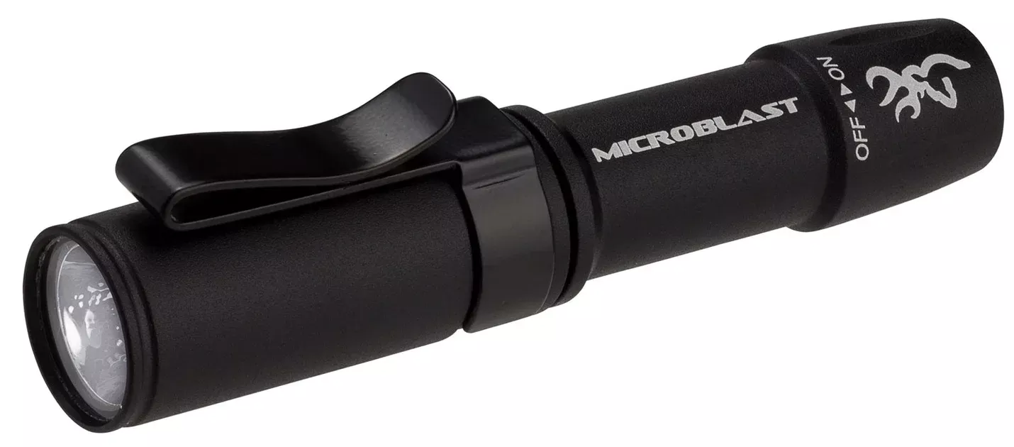 Browning 3712114 Microblast AAA FlashlightBlack 72 Lumens White Nichia LED
