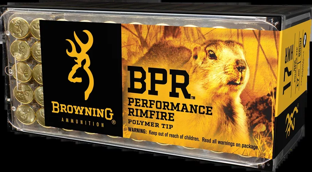 Browning Ammo BPR Performance Rimfire 17 HMR 17gr Polymer Tip 50rd Box - Box or Case