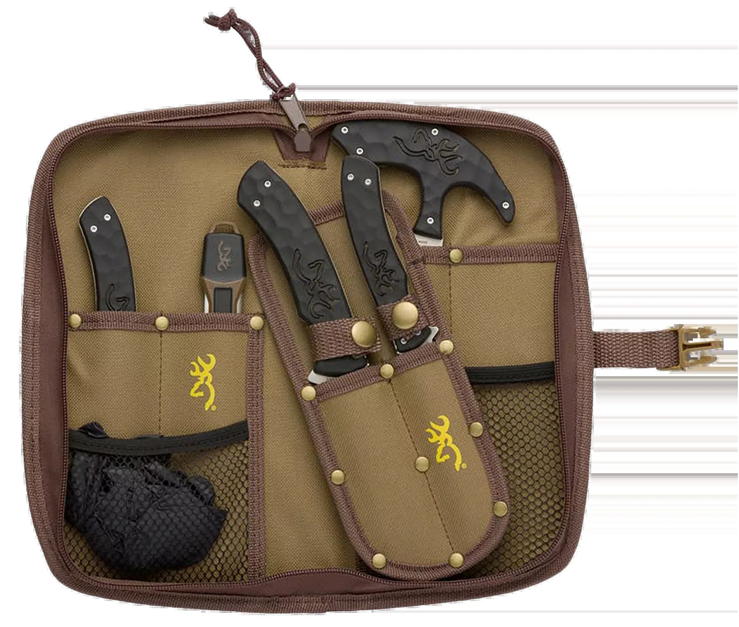 Browning Primal Combo 6-Piece Game Processing Knife Set 8Cr13MoV Fixed Blade