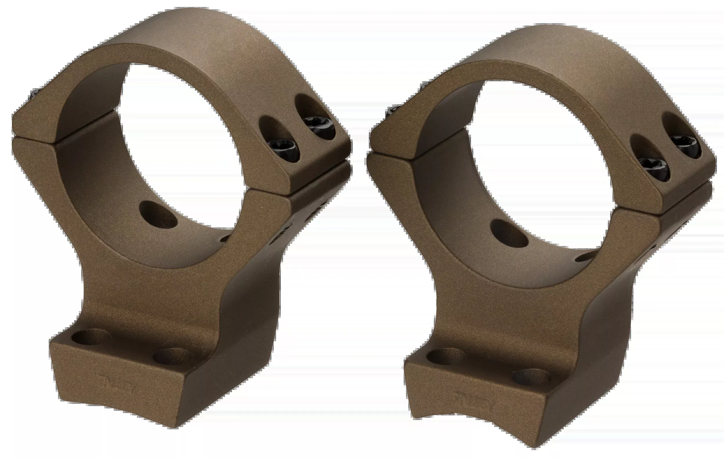 Browning X-Bolt Scope Mount System X-Lock 1" High Rings Burnt Bronze Cerakote Aluminum