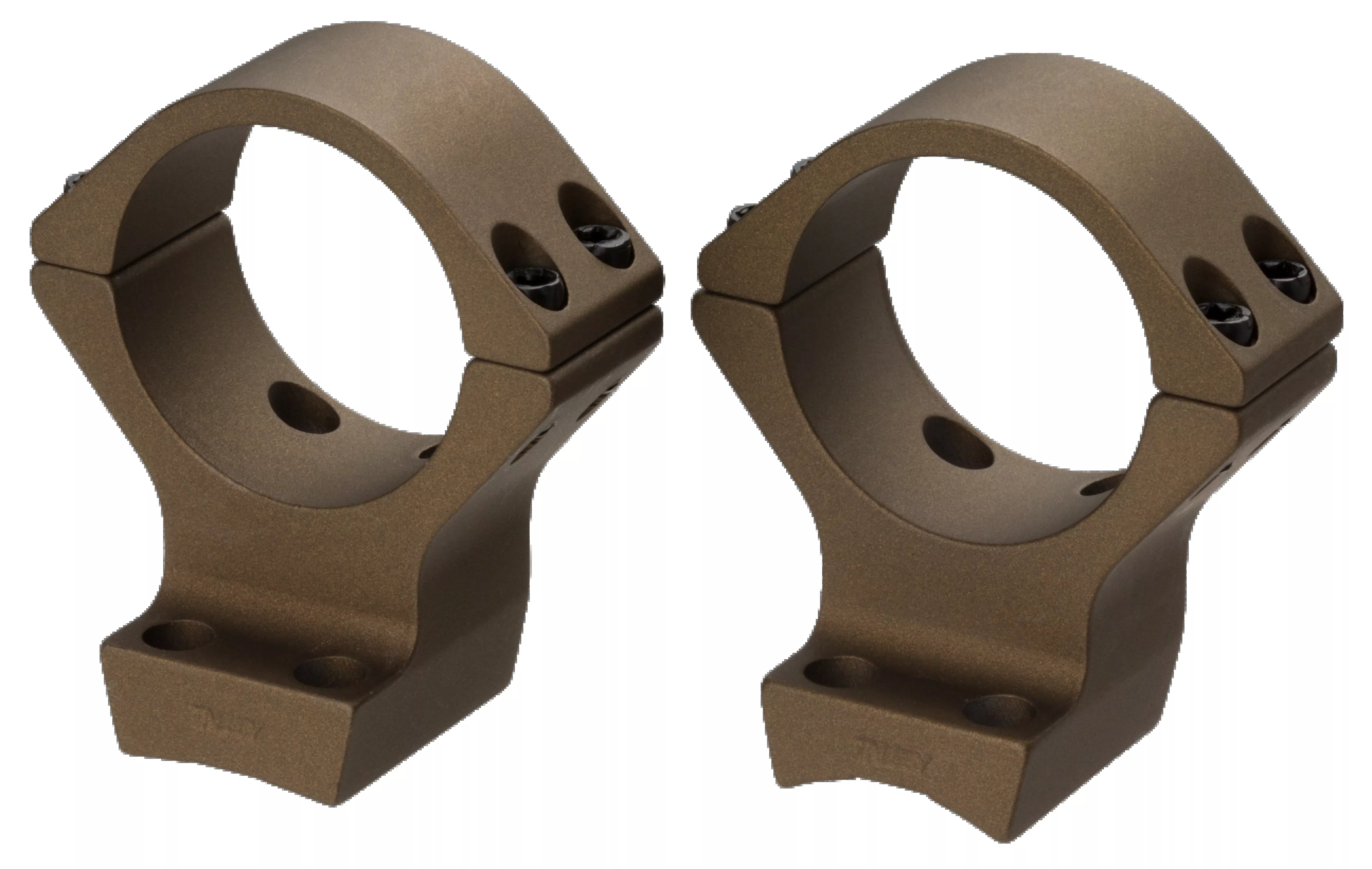 Browning X-Bolt Scope Mount System X-Lock 34mm Medium Rings Burnt Bronze Cerakote Aluminum