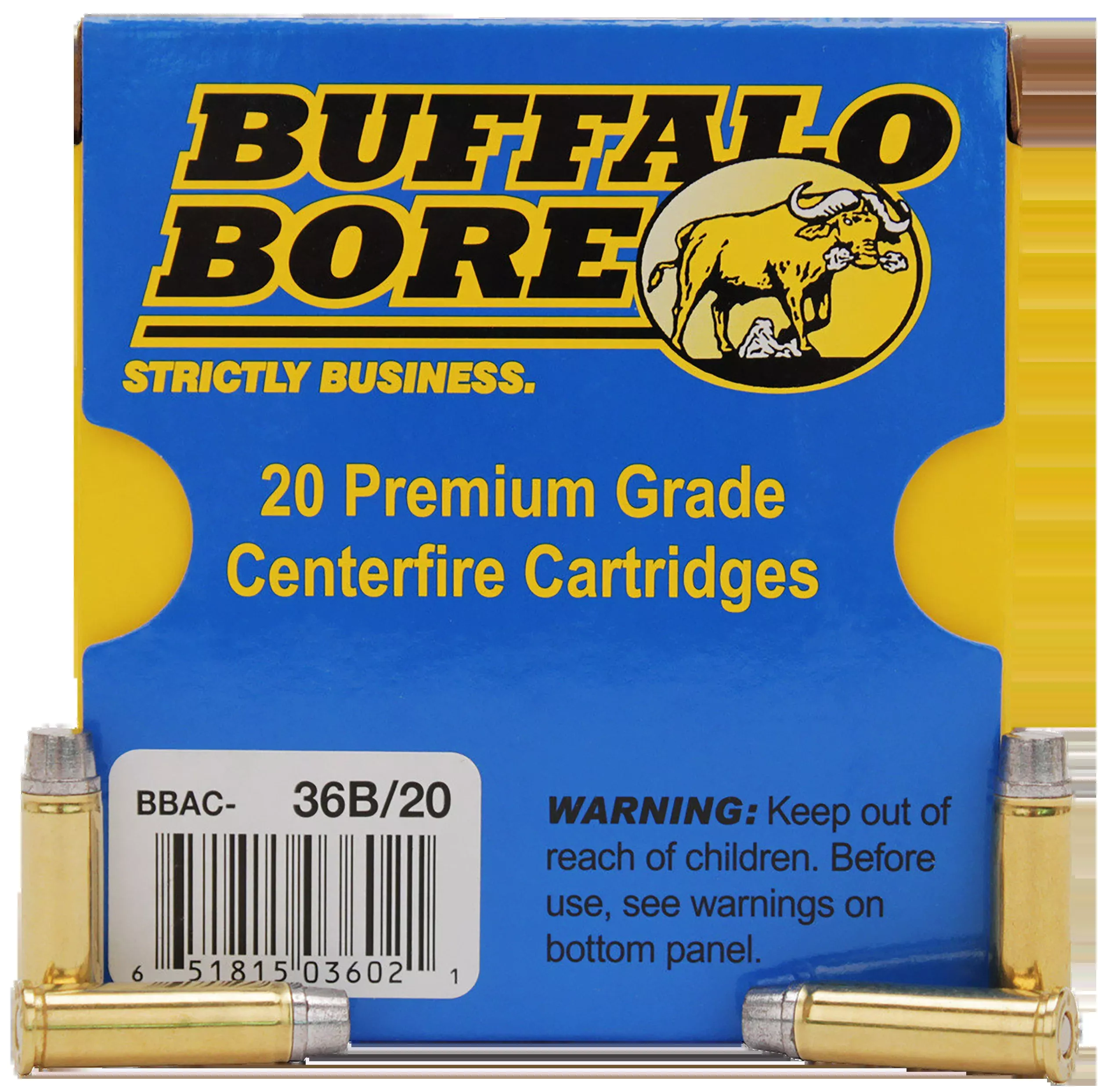 Buffalo Bore Ammunition Heavy Strictly Business 32 H&R Mag +P 130gr Hard Cast - Box or Case