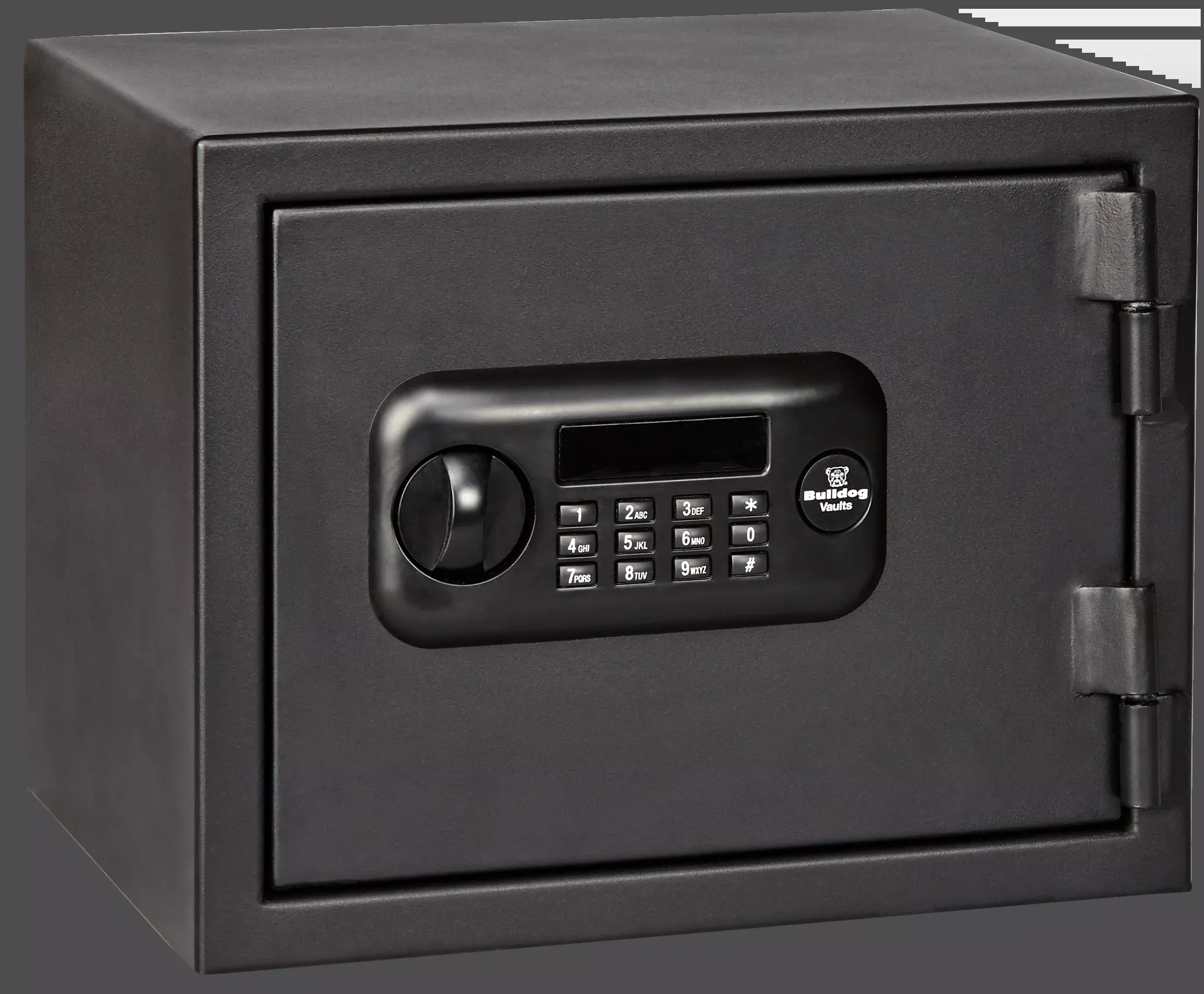 Bulldog BD1090F Digital Fire Safe Vault Electronic/Key 12" x 15" x 12" Black Steel