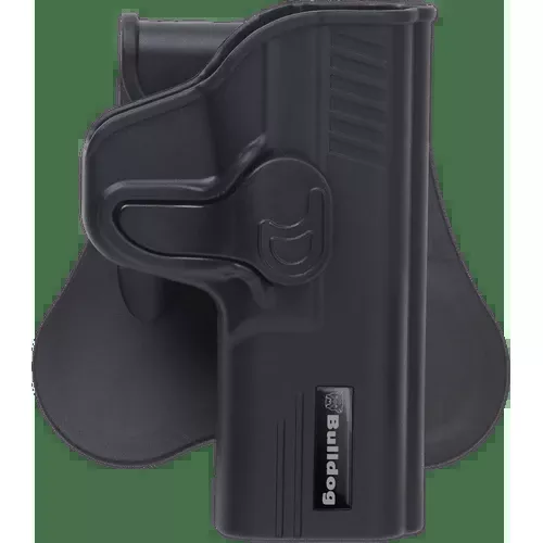 Bulldog RR1911 Rapid Release OWB Black Polymer Paddle Fits 1911 Fits 5" Barrel Right Hand