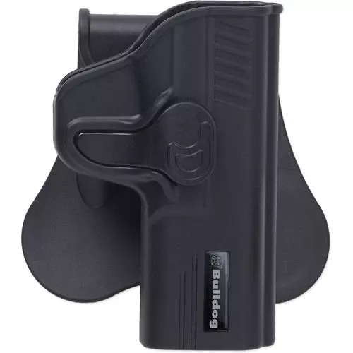 Bulldog RRG19 Rapid Release OWB Black Polymer Paddle Compatible w/Glock 19/23/32 Right Hand