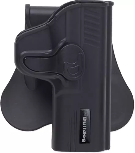 Bulldog RRLCP Rapid ReleaseOWB Black Polymer Paddle Fits Ruger LCP Fits Kel-Tec P-3AT Right Hand