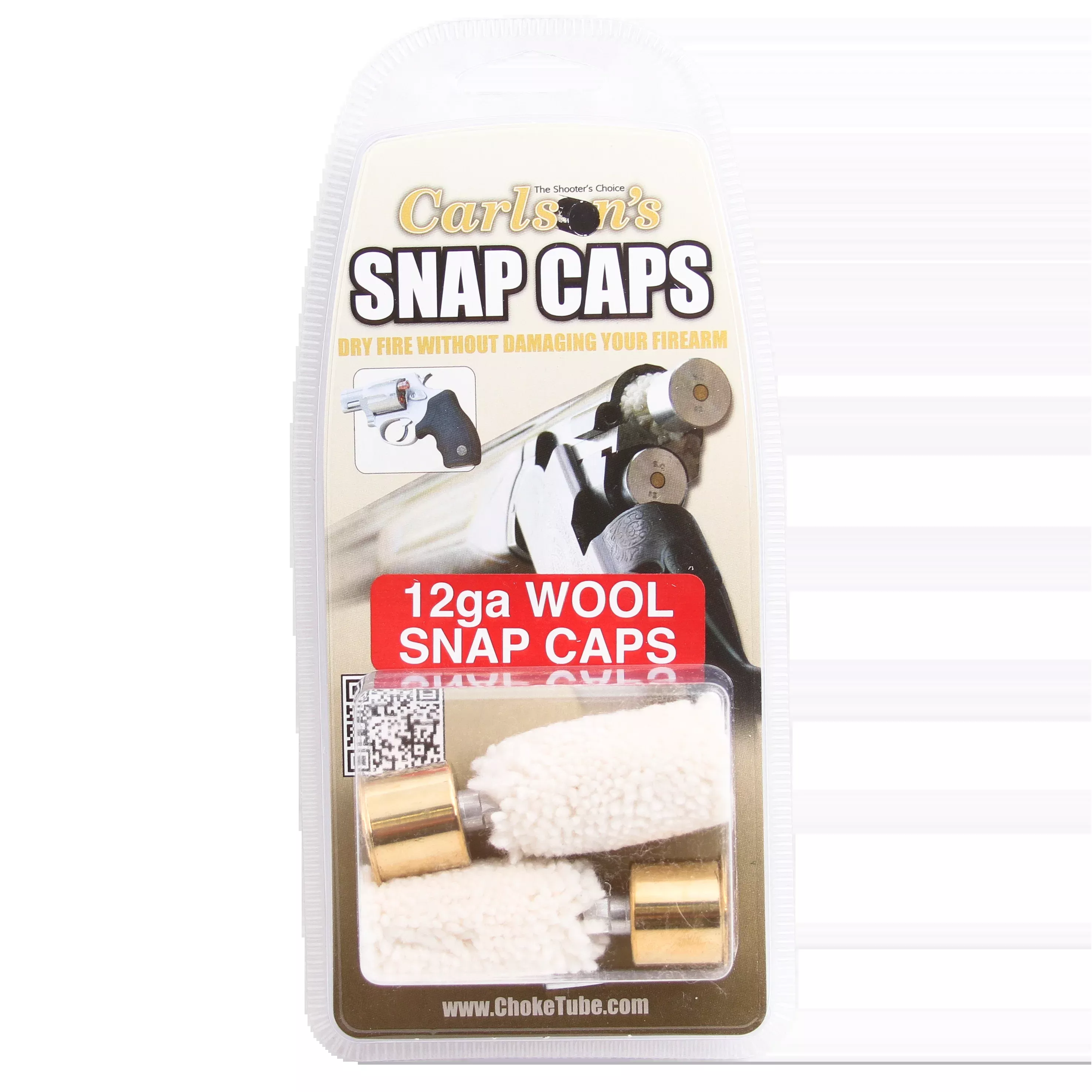 Carlsons Snap Cap 12 Gauge 2-Pack Wool/Brass Dummy Rounds