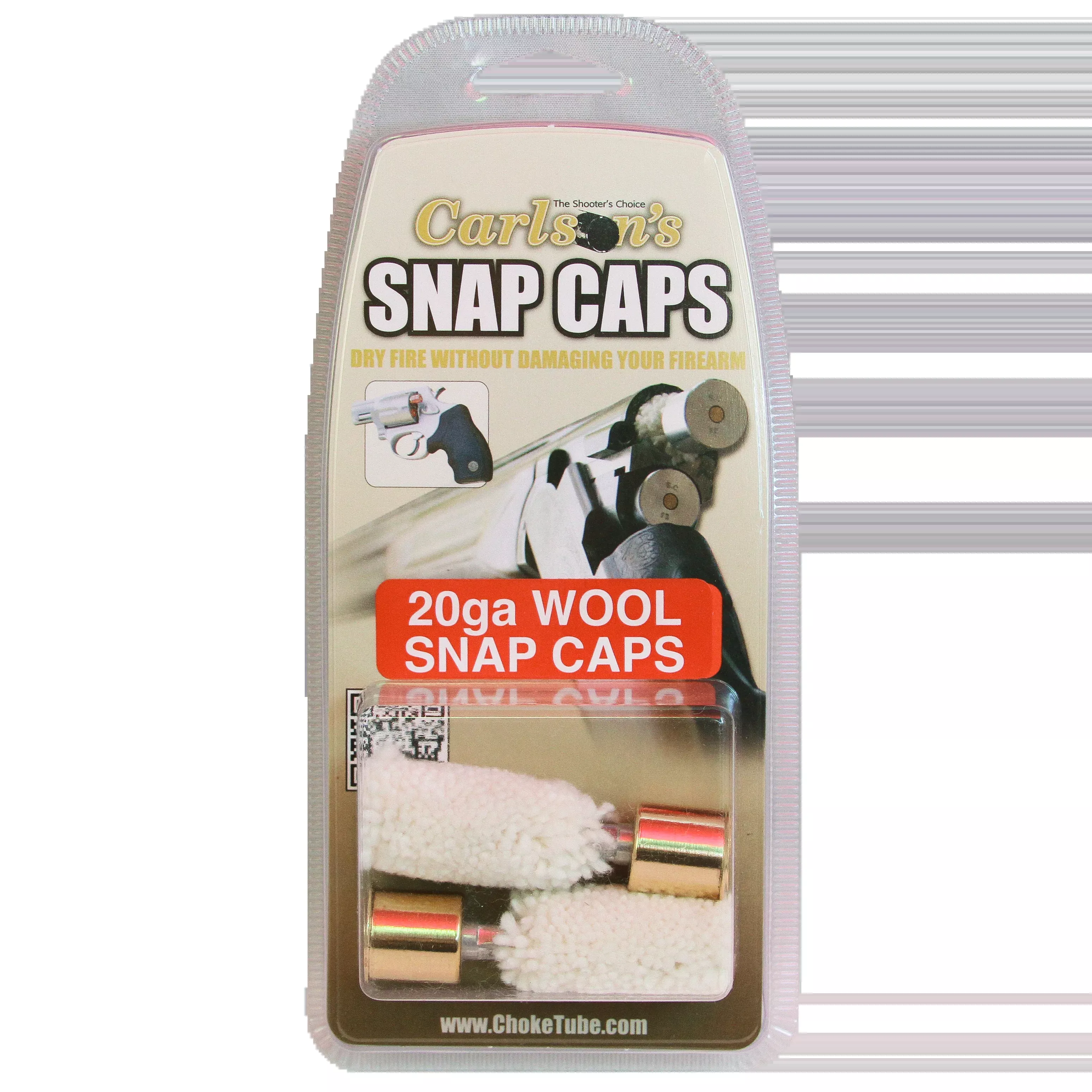 Carlsons Snap Cap 20 Gauge 2-Pack Brass/Wool Dummy Rounds