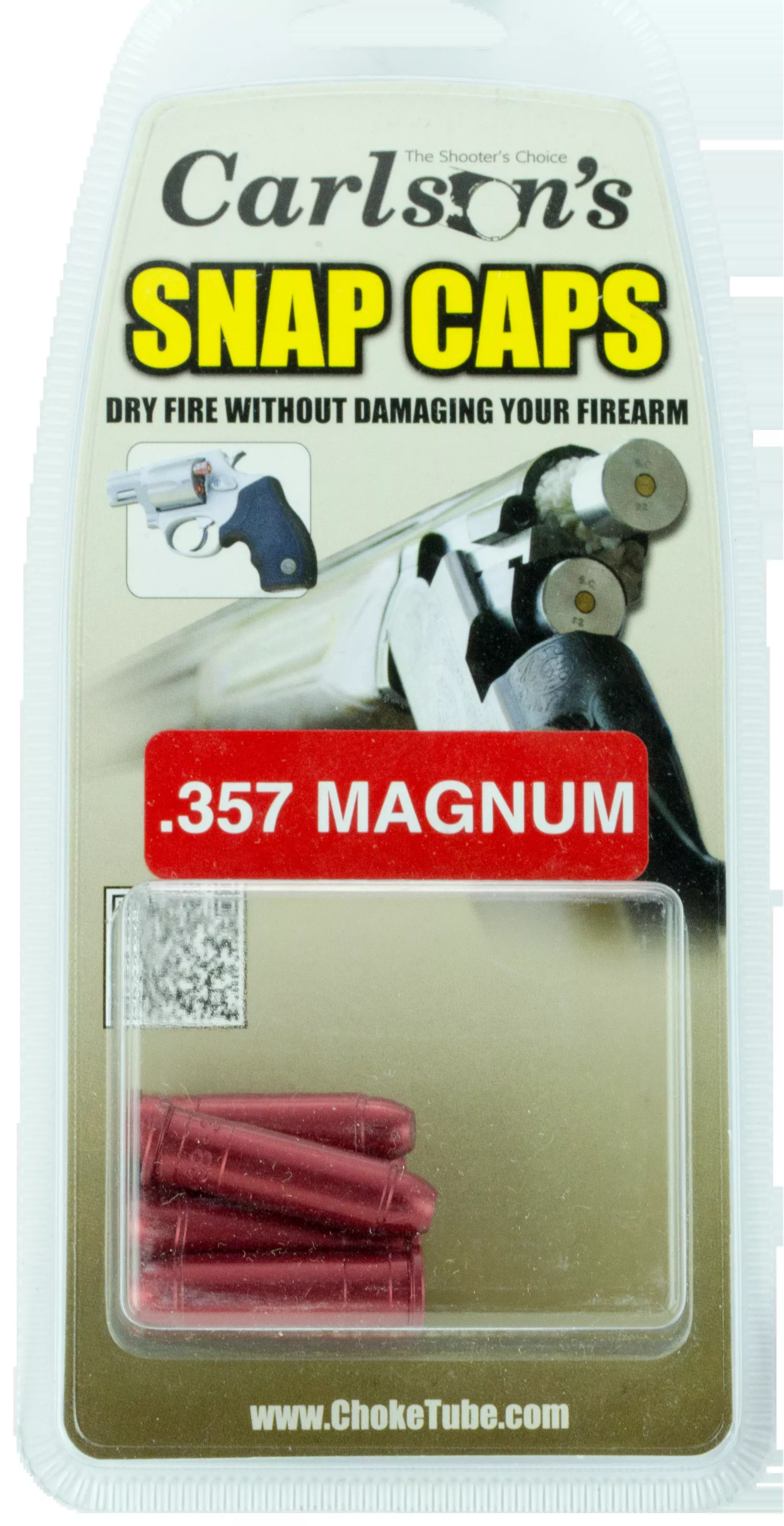 Carlsons Snap Cap 357 Magnum 6-Pack Aluminum Dummy Rounds