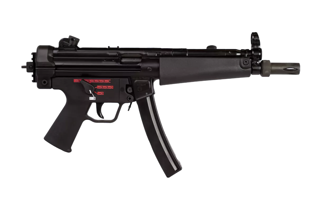 Century Arms HG6034NN AP5 Navy 9mm Luger 30+1 8.50" Manganese Phosphate Threaded Barrel, Black Lacquer Over Manganese Phosphate Steel Stamped Receiver, Picatinny Rear Cap, Black Navy Style Grip