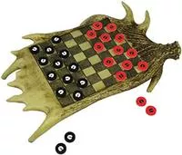 Checkerboard Set - Moose Antler