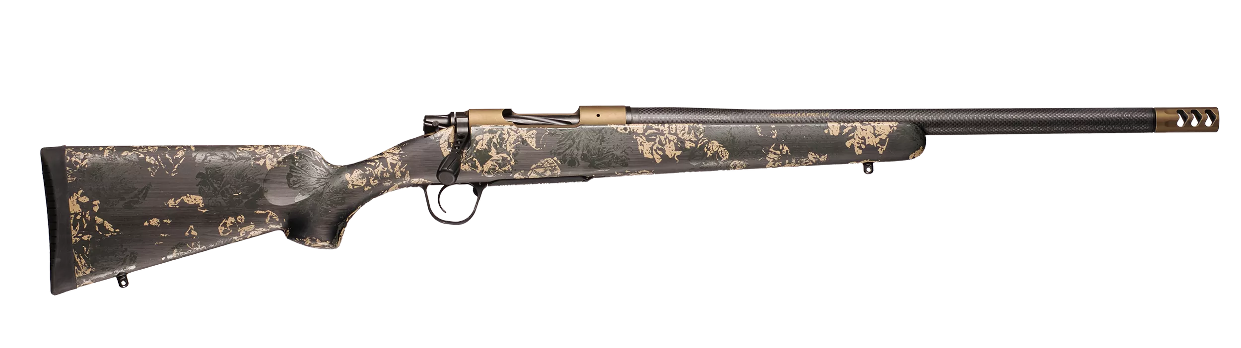 Christensen Arms 801-060081-00 Ridgeline FFT TI Full Size 25 Creedmoor 4+1 20" Carbon Fiber Threaded Barrel. Burnt Bronze Cerakote Titanium Drilled & Tapped Receiver, Carbon w/Green & Tan Accents Fixe
