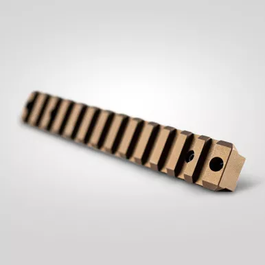 Christensen Arms One Piece Scope Base For Remington 700 Rifle - Short Action, 0 MOA, Burnt Bronze