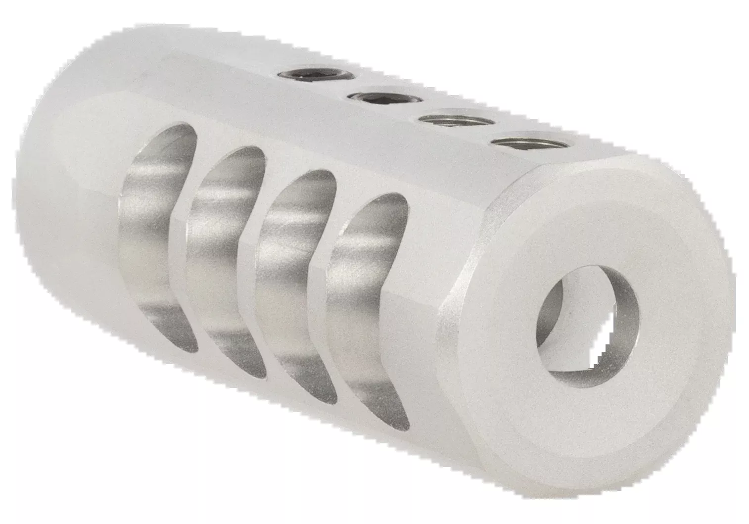 Christensen Arms Side-Baffle Titanium Muzzle Brake for .338 Cal, 5/8-24 Threads per Inch 8100001702
