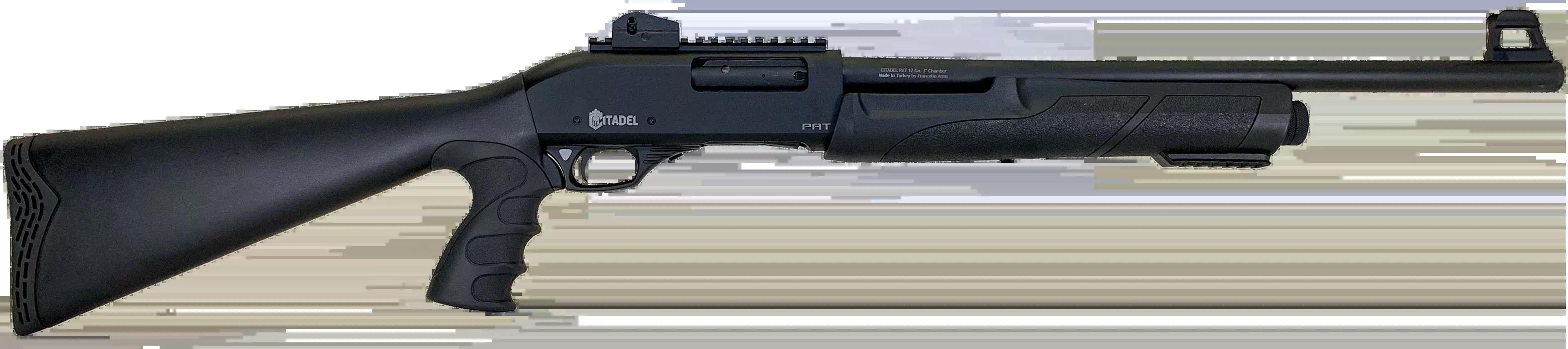 Citadel CDA-12 Force 12 Gauge 20" 3+1 3" Pump-Action Shotgun - Pistol Grip Stock