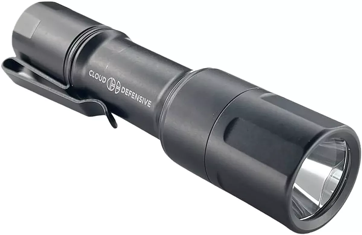 Cloud Defensive CD2007HCDFP650BLK MCH-HC Dual Fuel Black Anodized 400/1100 Lumens White LED