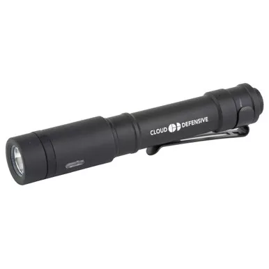 Cloud Defensive Chicro Admin Flashlight - 350 Lumens, Rechargeable Battery, Black
