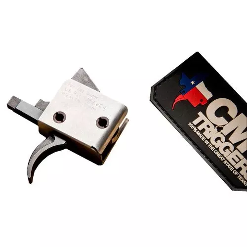 CMC Triggers 92501 Drop-InAR-15, AR-10 Single-Stage Curved 4.00-4.50 lbs