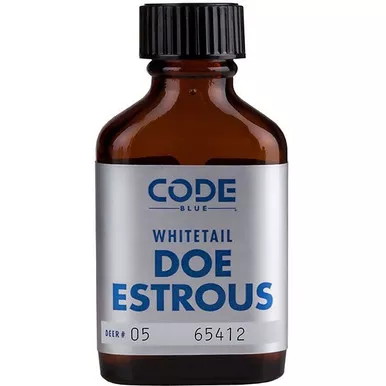 Code Blue OA1001 Whitetail Liquid Doe Estrous Urine - Buck Lure, 1 oz
