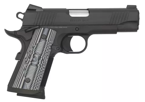 Colt Mfg O9840CCU 1911 Commander Combat Unit 45 ACP 4.25" 7+1 Black PVD Black PVD Stainless Steel Slide Checkered & Scalloped Gray G10 Grip