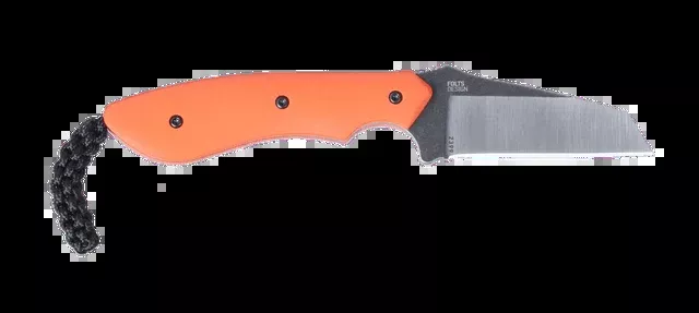 Columbia River CRKT S.P.I.T. Fixed Blade Knife, Orange Handle, 2.29in Blade 2399C