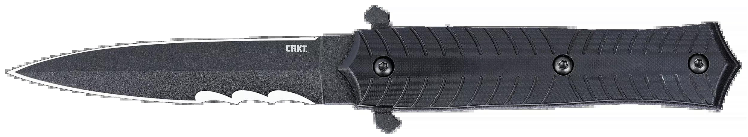 Columbia River CRKT Xolotl Fixed Blade Knife 4.53in SK-5 Carbon Steel Black G10 2263