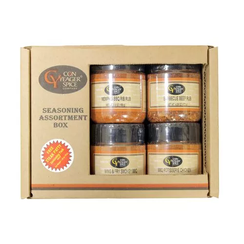 Con Yeager Spice BBQ Seasoning Assortment Box 40654
