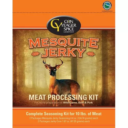 Con Yeager Spice Mesquite Jerky Meat Processing Kit