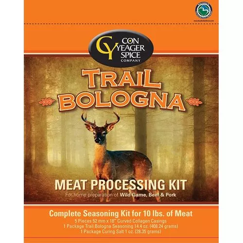 Con Yeager Spice Trail (Ring) Bologna Jerky Meat Processing Kit