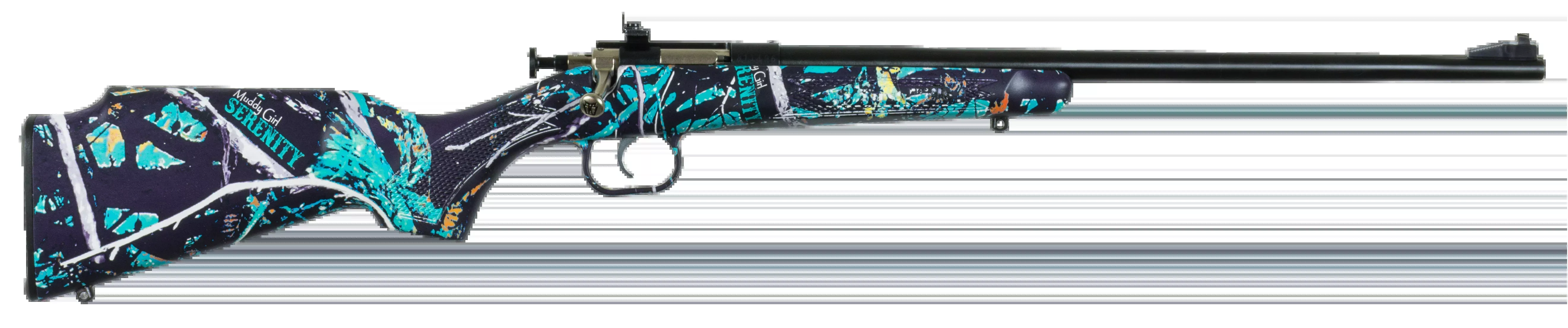 Crickett KSA2172 Youth 22 LR 16.12" 1-Rd Bolt Action Rifle - Muddy Girl Serenity Synthetic Stock