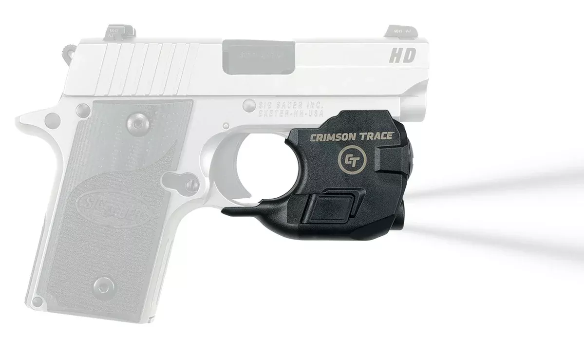 Crimson Trace 0183201 LightguardPolymer Sig P238/P938, 110 Lumens White LED, Trigger Guard Mount