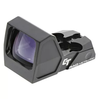 Crimson Trace RAD Micro Pro 5 MOA Green Dot - Compact Open Reflex Sight, Shield RMS Footprint, Black