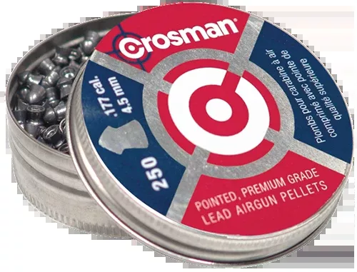Crosman P177 Premier Pointed .177 Lead Pellet 250/Tin