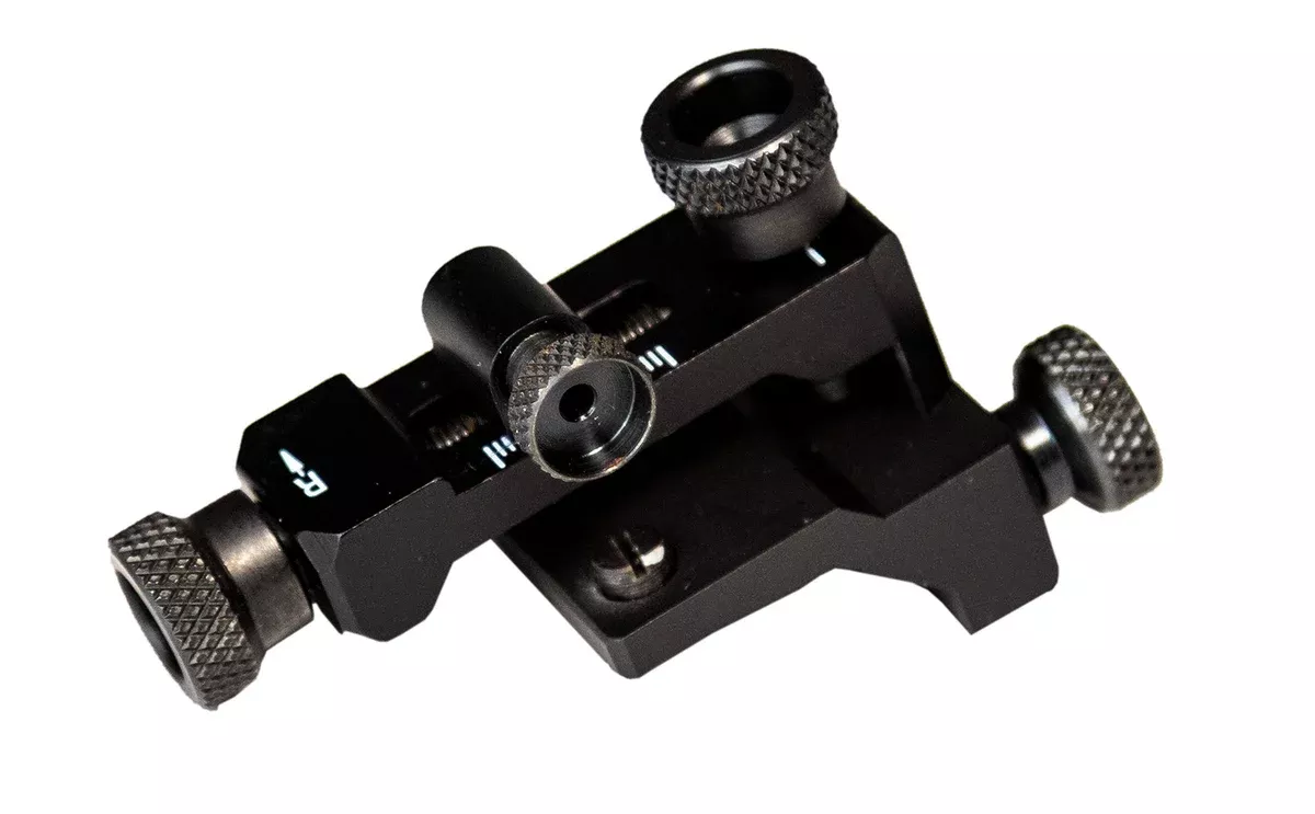 CVA AC1750 Micro-Adjust Williams Western Long Range Rear Peep & Front Globe Sight Reticle KitBlack