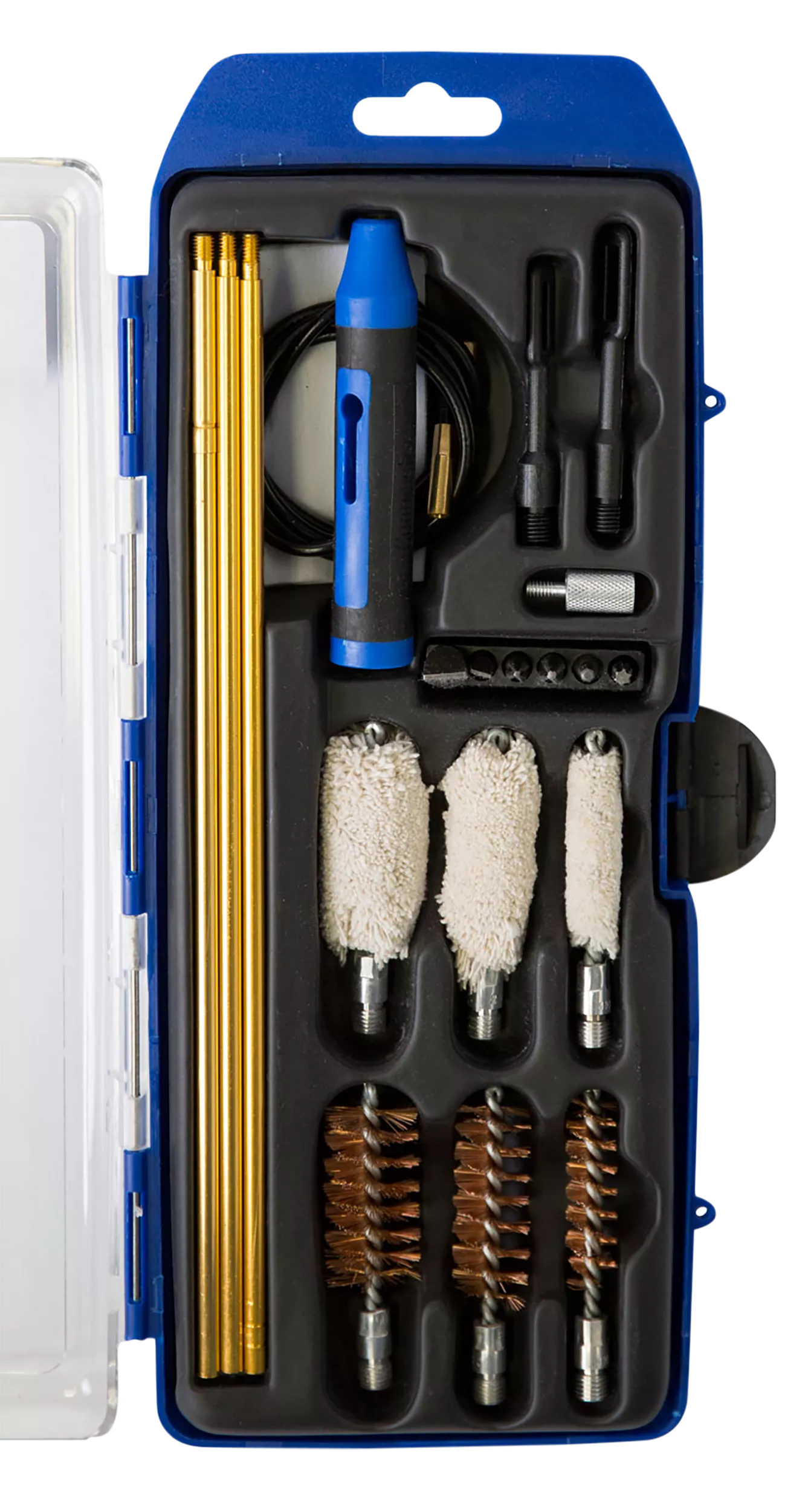 DAC GMSGHY GunMaster Universal Hybrid Cleaning Kit Multi-Gauge Shotgun/21 Pieces Black/Blue