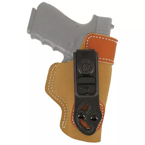 Desantis Gunhide 106NAD6Z0 Sof-TuckIWB Fits Glock 43 Saddle Leather/Suede Tan
