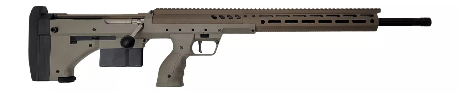 Desert Tech SRSRFMD26RFF SRS M2 6.5 Creedmoor 6+1 26″ Black Threaded Barrel, Flat Dark Earth Anodized Aluminum Receiver w/Picatinny Rail, M-LOK & Area 419 ARCA Lock Rail Handguard, Flat Dark Earth Cha