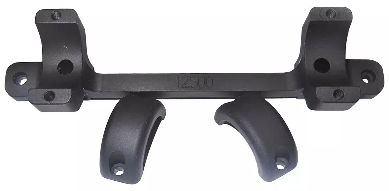DNZ 12500 Game Reaper Scope Mount/Ring Combo Matte Black 1" Tube, Fits Browning A-Bolt/A-Bolt II Long Action Rifle, High Rings