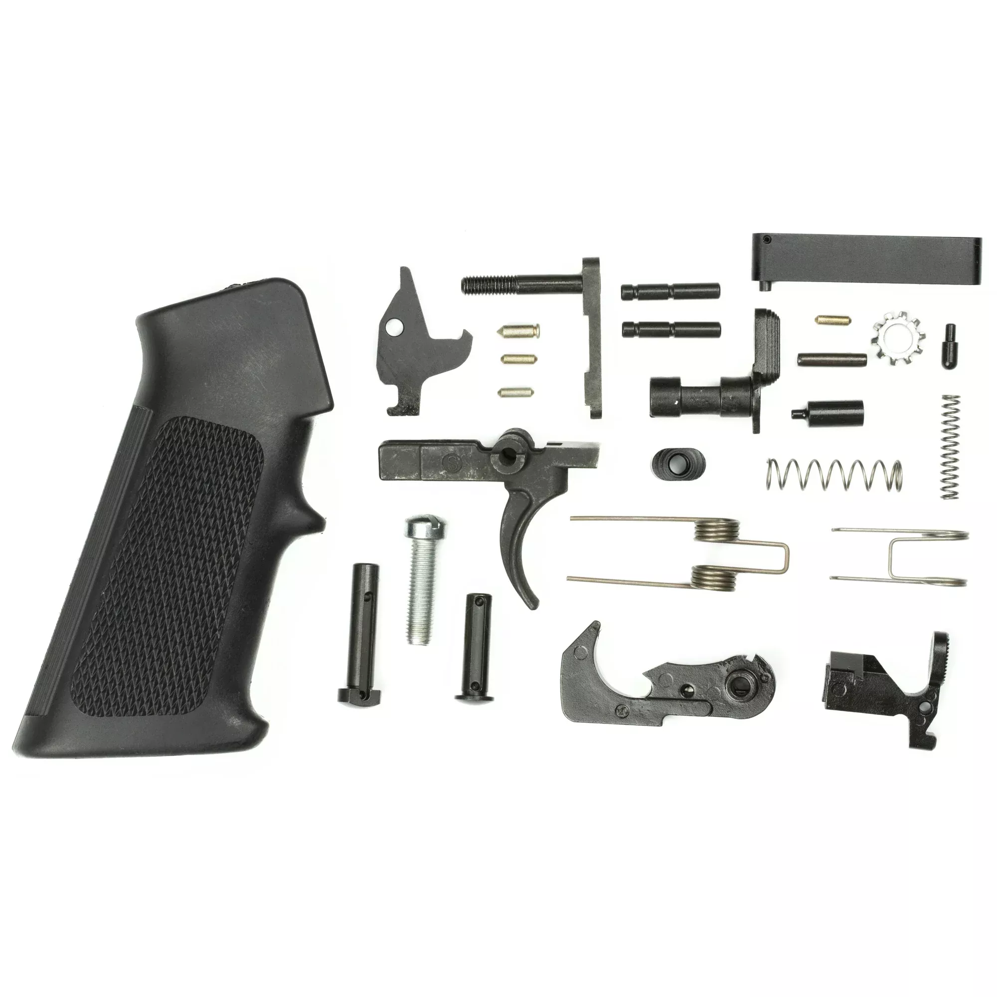 Doublestar Corp. AR-15 Lower Parts Kit, Mil-Spec 8620 Steel Trigger Group, Black AR270