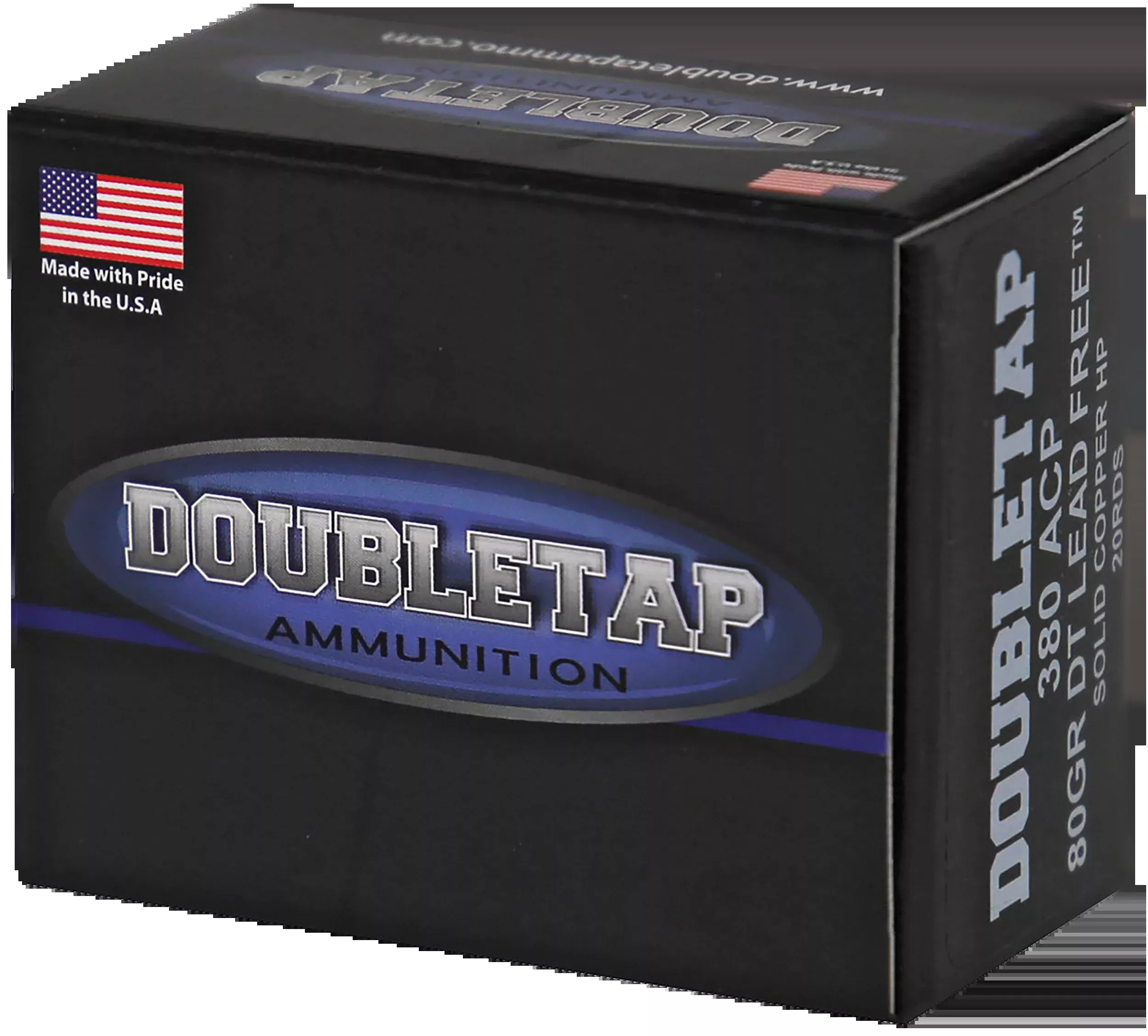 DoubleTap Ammunition Defense Tac-XP 380 ACP 80gr DT Lead Free - Box or Case