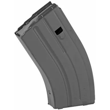 DURAMAG 6.8 SPC or 224 Valkyrie 20 Round Magazine - Fits AR Rifles, Black Stainless Steel, Black Anti-tilt AGF Follower