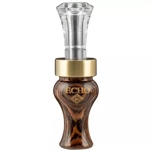 ECHO CALLS, INC 90016 Diamondwood/Wood PolyDucks Double Reed Bocote Timber/Polycarbonate