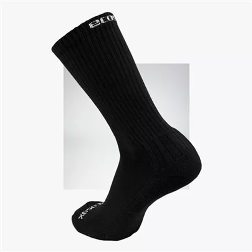 EcoSox Bamboo Crew Socks - Large 10-13 - Black