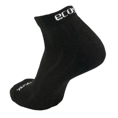 EcoSox Bamboo Low Cut Socks - XL 12-15 - Black