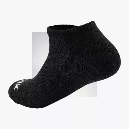 EcoSox Bamboo No Show Socks - Large 10-13 - Black