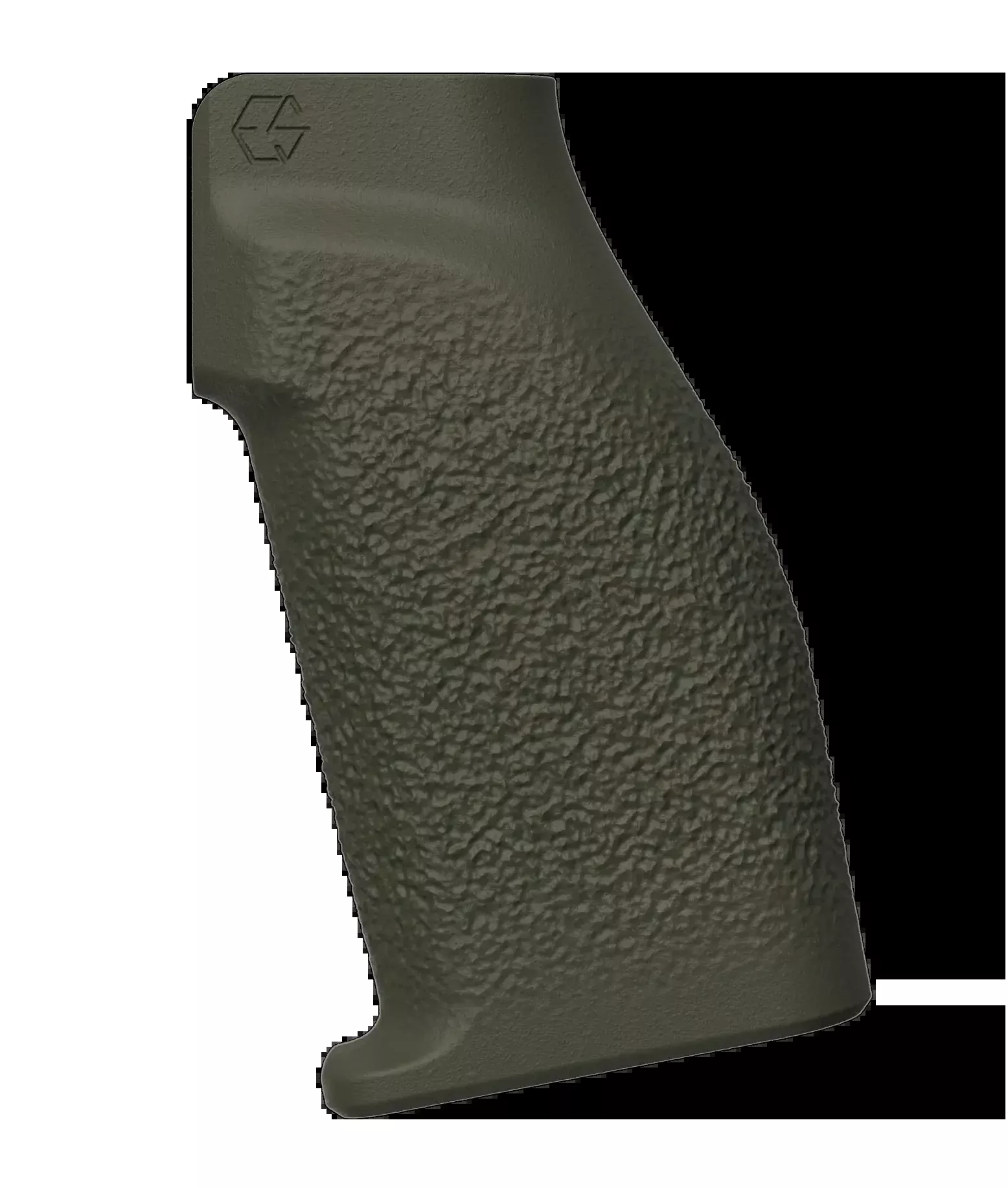 Edgar Sherman Design Granite Grip Fine Textured Rifle Grip Ranger Green Nylon ESD-GRANITE-F-RG