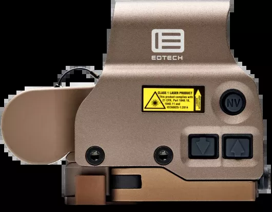 EOTech EXPS3-0T 1x 1 MOA Red Dot/68 MOA Ring Holographic Weapon Sight - Tan